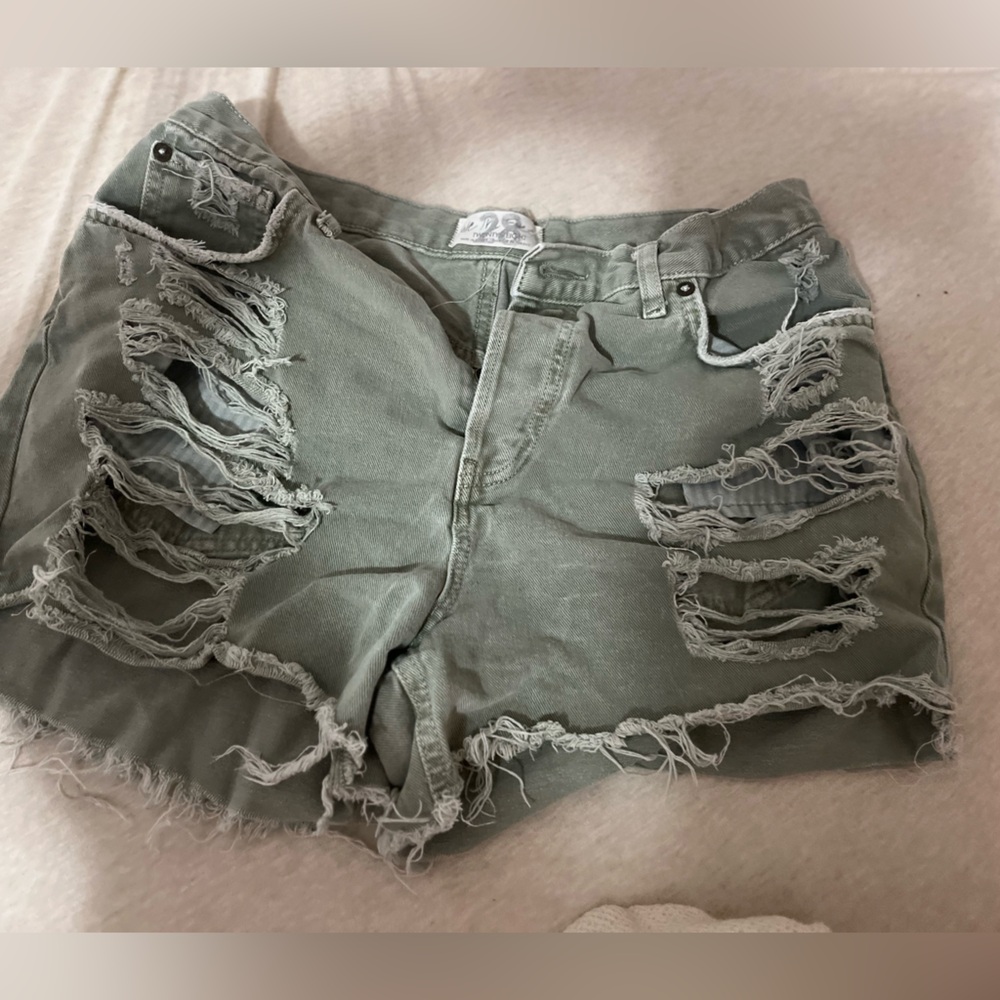 Free People Frayed Shorts